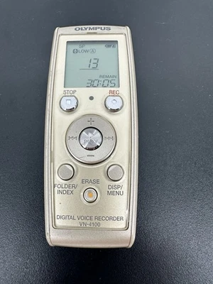 Olympus VN-4100 (256MB 144 Hours) Handheld Digital Voice Recorder Tested Working - Image 1 of 4