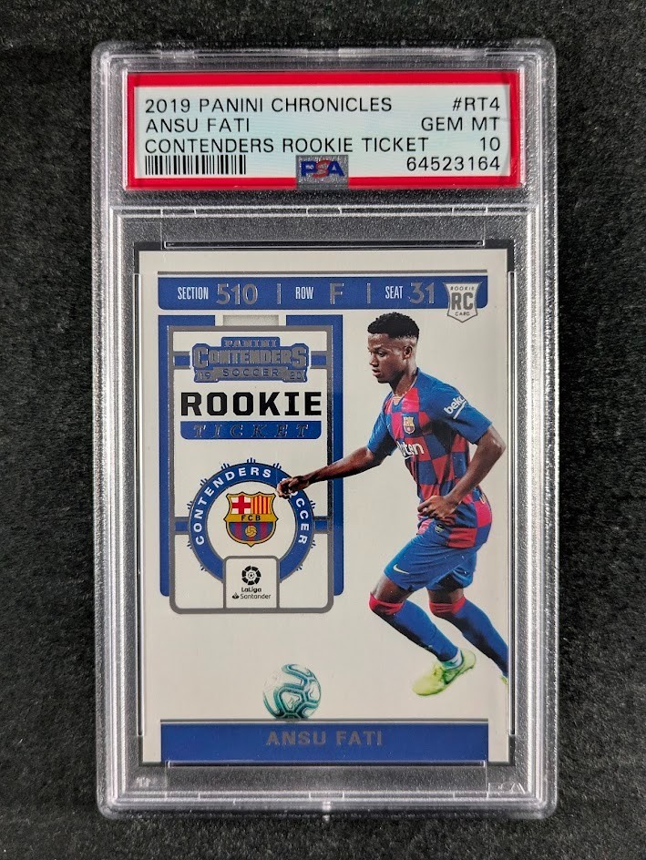アンス ファティ Panini Chronicles Blue Prizm ANSU FATI 2020-21
