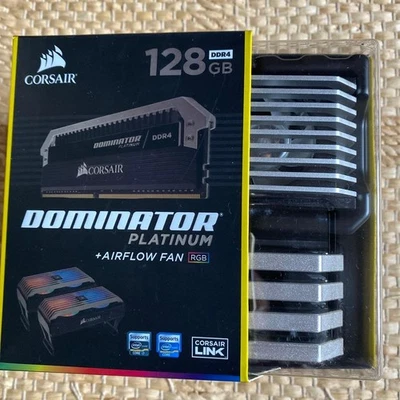 Corsair Dominator Platinum DDR4 128GB 2400MHz 8x16GB RAM with Airflow Fan - Image 1 of 4