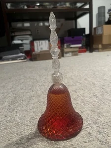 Vintage 1977 Avon Rosepoint Glass Bell Bottle Charisma Cologne Perfume Decanter - Picture 1 of 3