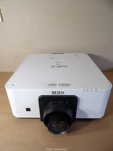 NEC PX602UL Projecteur WUXGA DLP 6000 Lumens - 18,832 HOURS - LENS LOOSE - Afbeelding 1 van 10