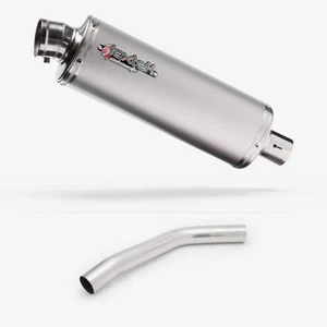 Lextek OP1 Matt S/Steel Exhaust 350mm with Link Pipe for Triumph Tiger 800 (10-1 - Picture 1 of 1
