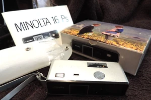 Minolta 16 Ps Sub-Miniature Film Camera w/ Manual Case W/Box Look - Picture 1 of 2