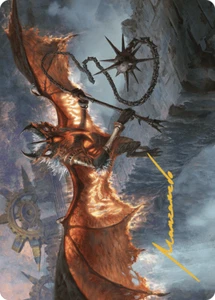 Gold Stamp Art Series BLOODLETTER OF ACLAZOTZ mtg Lost Caverns of Ixalan - Picture 1 of 1