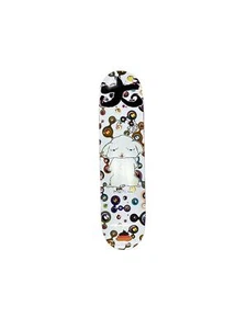 Takashi Murakami x Supreme Skateboard Deck Ponchi-Kun Red (Signed by Murakami) - Picture 1 of 13