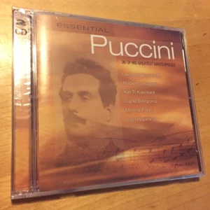 PUCCINI Essential PAVAROTTI Ti Kanawa 2 CD SET BRAND NEW & FACTORY SEALED!!! - Picture 1 of 2