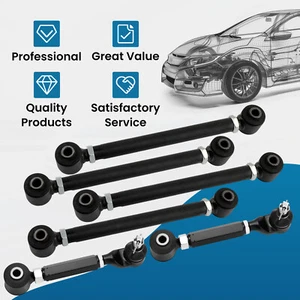 6 Pcs Rear Upper & Lower Control Toe Camber Arms for Honda Accord 2003-2007 - Picture 1 of 17