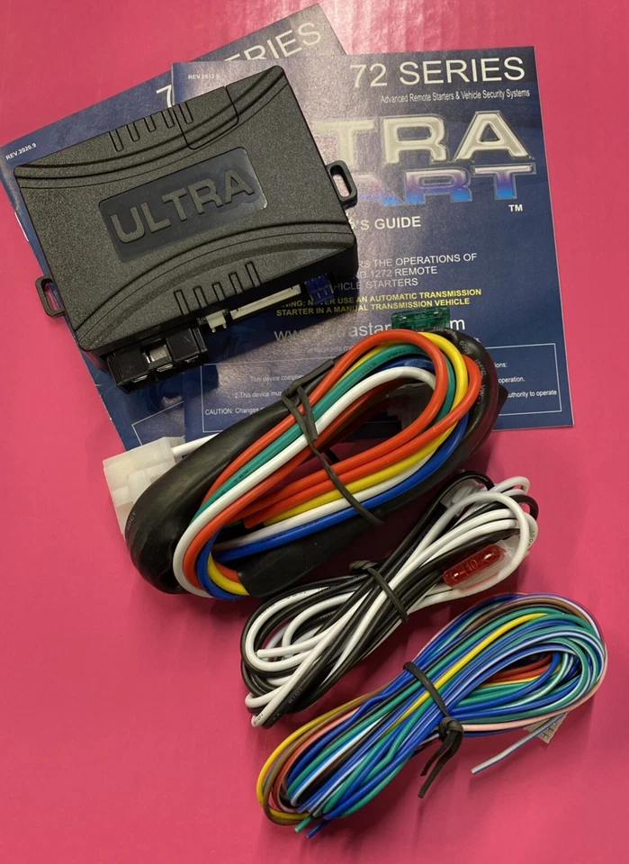 NEW ULTRASTART U1272XR-PRO 1-WAY KEYLESS REMOTE START MODULE / WIRING - Image 1 of 2