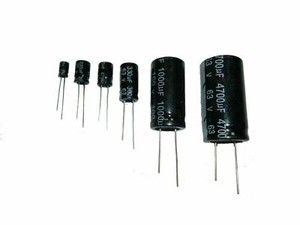 Electrolytic Capacitor Radial 10v 16v 25v 35v 63v 100v mfd Packs 10 25 50 105°C