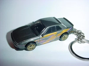 HOT 3D SILVER NISSAN SILVIA S-13 CUSTOM KEYCHAIN keyring JDM S13 Hot Wheels - Picture 1 of 2