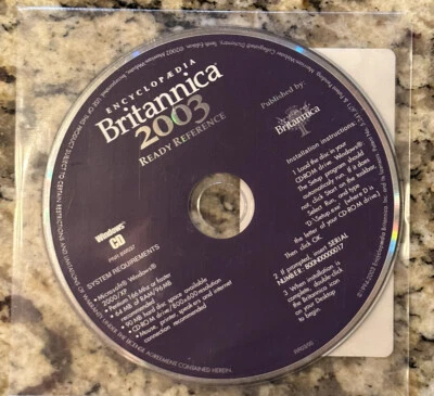 Encyclopedia Britannica 2003 Ready Reference *Brand New Sealed! - Image 1 of 2