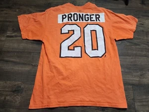 Mens M Philadelphia Flyers Chris Pronger Reebok Official NHL T Shirt  Distressed - Picture 1 of 5