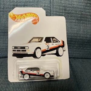 Hot Wheels 2023 Track Day Euro 1984 AUDI QUATTRO race car NEW Custom CARDED - Picture 1 of 9