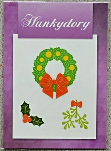 Estampillas de goma Hunkydory, carpeta de estampado y troquel de piedra lunar NUEVO - Imagen 1 de 7