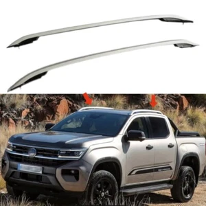 2PCS Roof Rack Rails Fits for VW Amarok 2023 2024 Silver Roof Racks - Picture 1 of 6