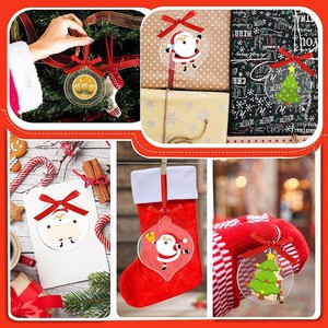 10pcs Acrylic Christmas Tree Ornament Blank Transparent Acrylic DIY Cxpc A3A7