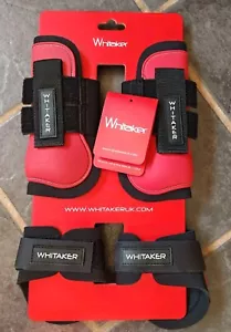 Whitaker Red Tendon & Fetlock Boots. Size Cob. Brushing Boots - Picture 1 of 6