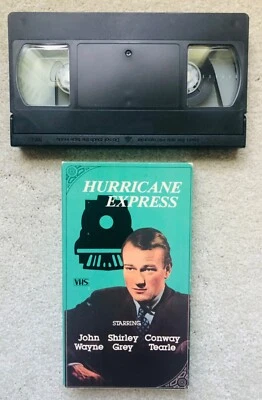 VHS -  TRAIN MOVIE - HURRICANE EXPRESS Foto 1 de 2
