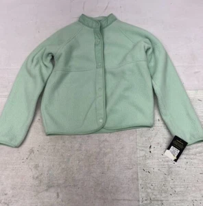 NWT Art Class Girls Fleece Sweater Jacket Snap Front Long Sleeve XL Mint B1-47 - Picture 1 of 6
