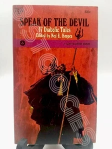 SPEAK OF THE DEVIL: 17 DIABOLIC TALES Edited by Ned E Hoopes 1967 Paperback - Picture 1 of 8