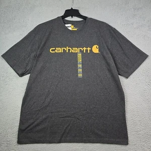 Carhartt Shirt Mens Black XL EXTRA LARGE Loose Fit WORK WEAR HEAVYWEIGHT NWT B - Picture 1 of 12