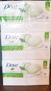 DOVE SOAP GREEN BAR - 3.75oz 6 Bars each  (18 Bars) Total 67.5oz 4lbs 21 oz - Picture 1 of 1