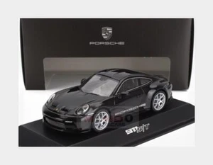 1:43 SPARK-MODEL Porsche 911 992 S/T Coupe 2024 Black WAP0203110R0ST - Foto 1 di 2