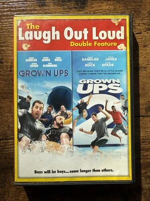 Laugh Out Loud Double Feature: Grown Ups & Grown Ups 2 (2015, DVD, Widescreen) - Image 1 of 3