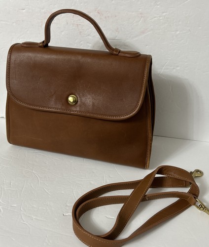 COACH Vintage CROSBY BAG British Tan Carrozza Collezione 6109