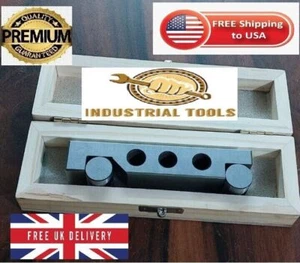 NEW Engineers Sine Bar Precision Made 100mm- 4" Machinist, With Wooden Box - Picture 1 of 9