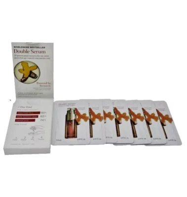 Clarins Double Serum pacote de amostra de 7 dias - VOCÊ ESCOLHE! - Imagem 1 de 3