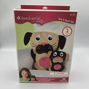 Kit de manualidades American Girl nuevo en caja coser y rellenar 2 perros de peluche cachorro hágalo usted mismo - Imagen 1 de 2