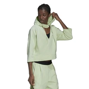adidas Women's Sportwear Summer Hoodie, Almost Lime - Picture 1 of 5