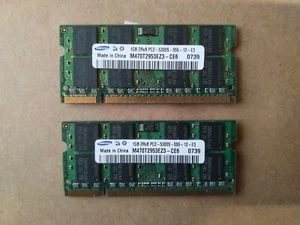 Memoria RAM Samsung 1GB 667MHz DDR2 PC2-5300S M470T2953EZ3-CE6 - Imagen 1 de 1