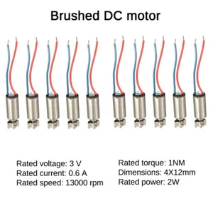 13000RPM Vibration High Torque Magnetic Cylindrical Mini DC Cup Moto 1@ - Picture 1 of 6