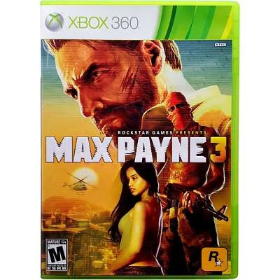 Max Payne 3 - Microsoft Xbox 360 impecable probado auténtico 1 año de garantía Foto 1 de 4