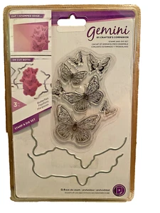 Zwillinge Crafter's Companion SCHMETTERLINGE 3-teiliges Stempel- und Stanzenset - Bild 1 von 2