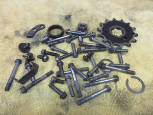 1992 Kawasaki KX250 Engine motor hardware parts lot case bolts etc. 92 KX 250 - Picture 1 of 1