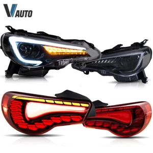 VLAND LED Headlights & Red Tail Rear Lights For Toyota 86 /Scion FRS /Subaru BRZ - Picture 1 of 21
