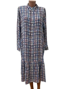 The MASAI Clothing Company Gr. L / XL / XXL Kleid Robe Übergröße KAriert Krause - Bild 1 von 9