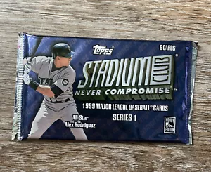 1999 Topps Stadium Club Series One Never Compromise MLB Baseball Hobby Pack - Picture 1 of 2