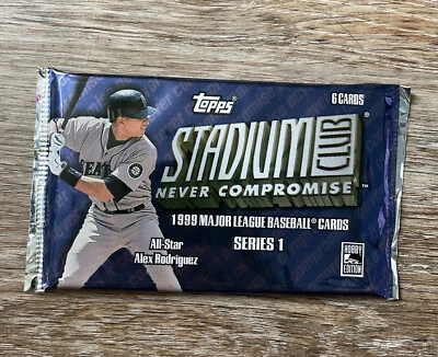 1999 Topps Stadium Club Series One Never Compromise MLB Baseball Hobby Pack - Image 1 of 2