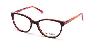 Skechers SE2137 048 Dark Red Havana Plastic Optical Eyeglasses Frame 51-17-135 - Picture 1 of 1