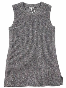 Ella Moss Knit Top Misses Size Large Sleeveless Multicolored Yarn - Picture 1 of 8