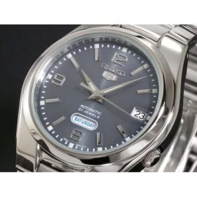 Новый Seiko 5 SNK621 автоматический день-дата серый циферблат мужские часы SNK621 - Изображение 1 из 2