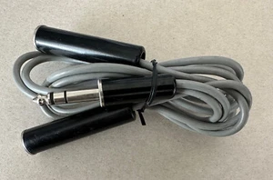 Cable de audio de extensión estéreo vintage 1/4" macho - doble 1/4" hembra gris 1M 6,35 mm - Imagen 1 de 4