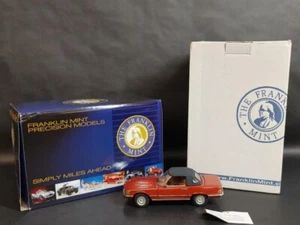 Franklin Mint Mercedes Benz 450 SL Roadster Red Limited Edition 1:24 RARE Comp. - Picture 1 of 9