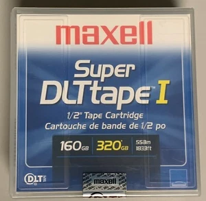 Maxell Super DLT Band I 1/2" Bandkassette 160GB 320GB SDLT NEU - Bild 1 von 4