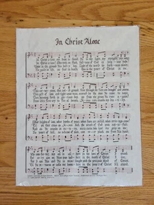 In Christ Alone 11x14 Druck Musik Kunstwerk von Kalligraphie für Christ Keith Neds  - Bild 1 von 4