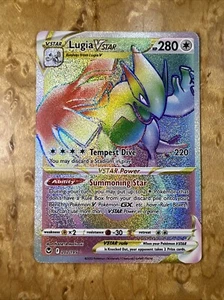 Pokémon Lugia VSTAR Sword & Shield Silver Tempest 202/195 Holo Rare Mint Np - Picture 1 of 4